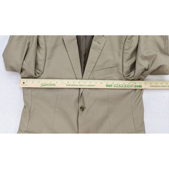 Angelo Rossi Men's Blazer Size 42R Beige Sport Coat Jacket - Picture 4 of 16